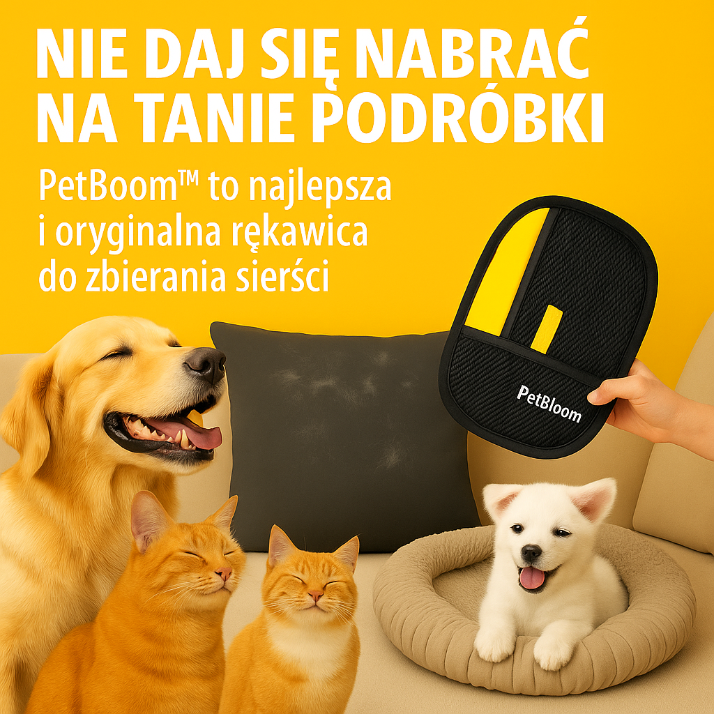 PetBloom™ – Rękawica do usuwania sierści