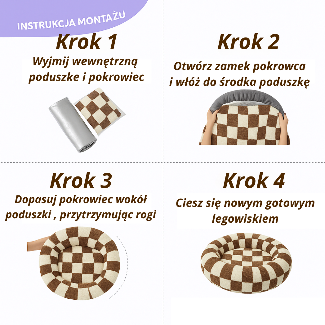 PetPal™ – ORYGINALNE uspokajające legowisko