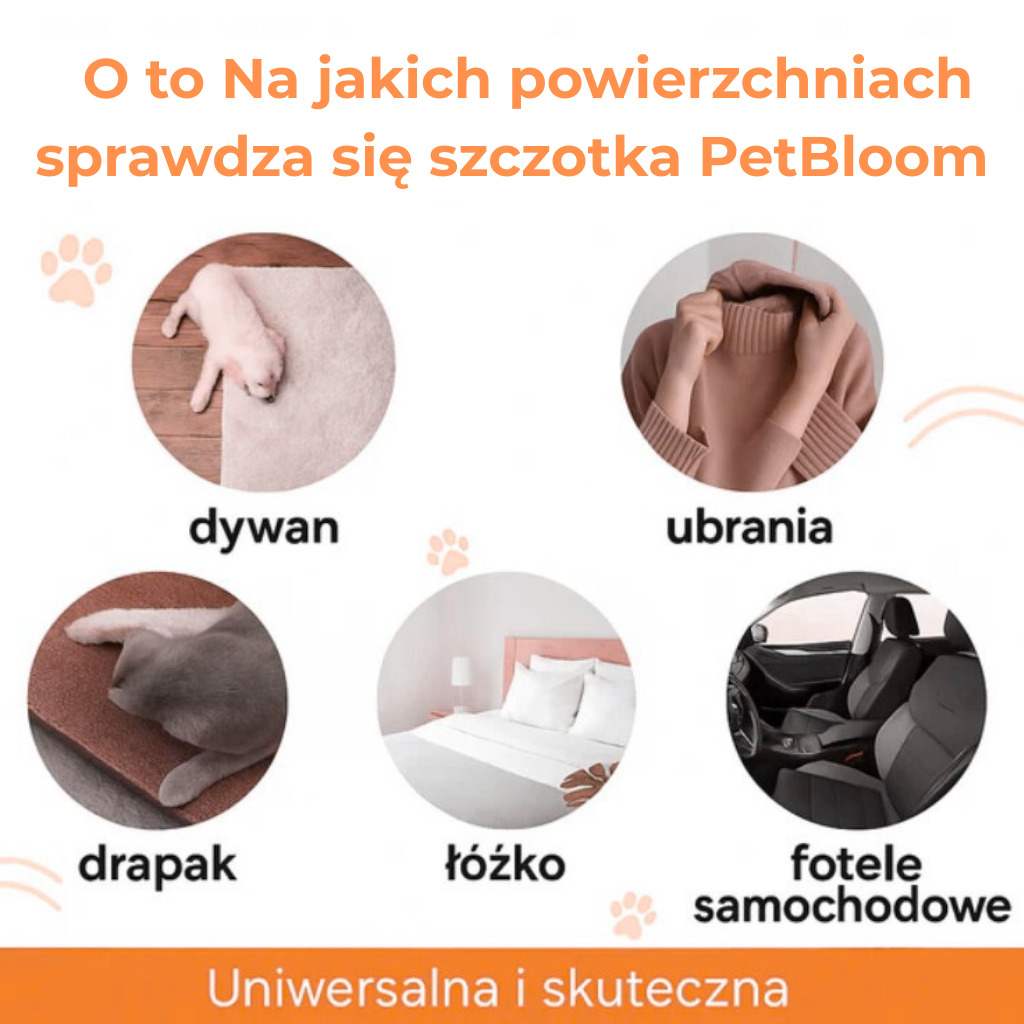 PetBloom™ – szczotka do pielęgnacji zwierząt